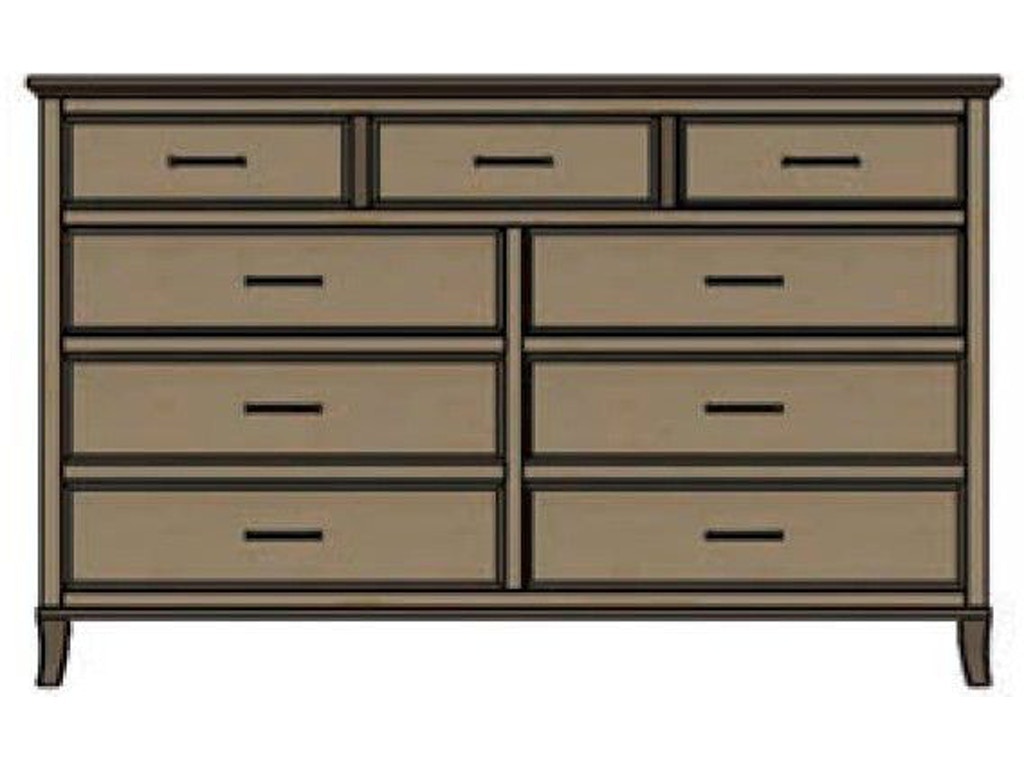 MAVIN TRI14252 Bedroom Tribeca Dresser 6