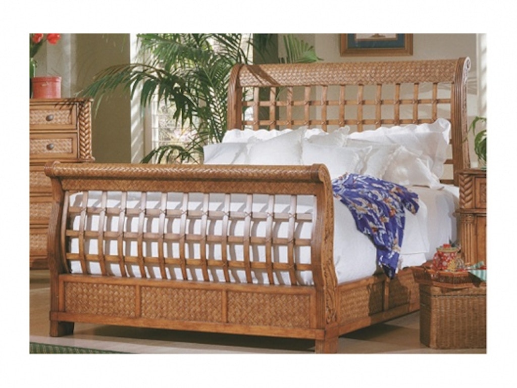 Palm Court Sleigh Bed Queen Progressive Furniture Palm Court Sleigh Bed Queen 1416 80