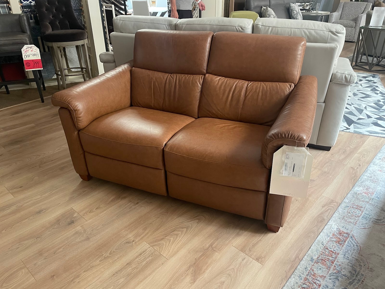 Natuzzi loveseat store