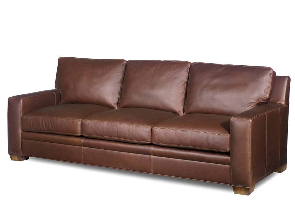 Bradington Young Living Room Hanley Stationary Large Sofa 8Way Tie 22396 Norwood Furniture