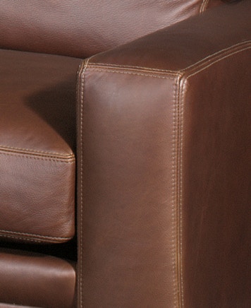 Bradington Young Living Room Hanley Stationary Large Sofa 8Way Tie 22396 Norwood Furniture