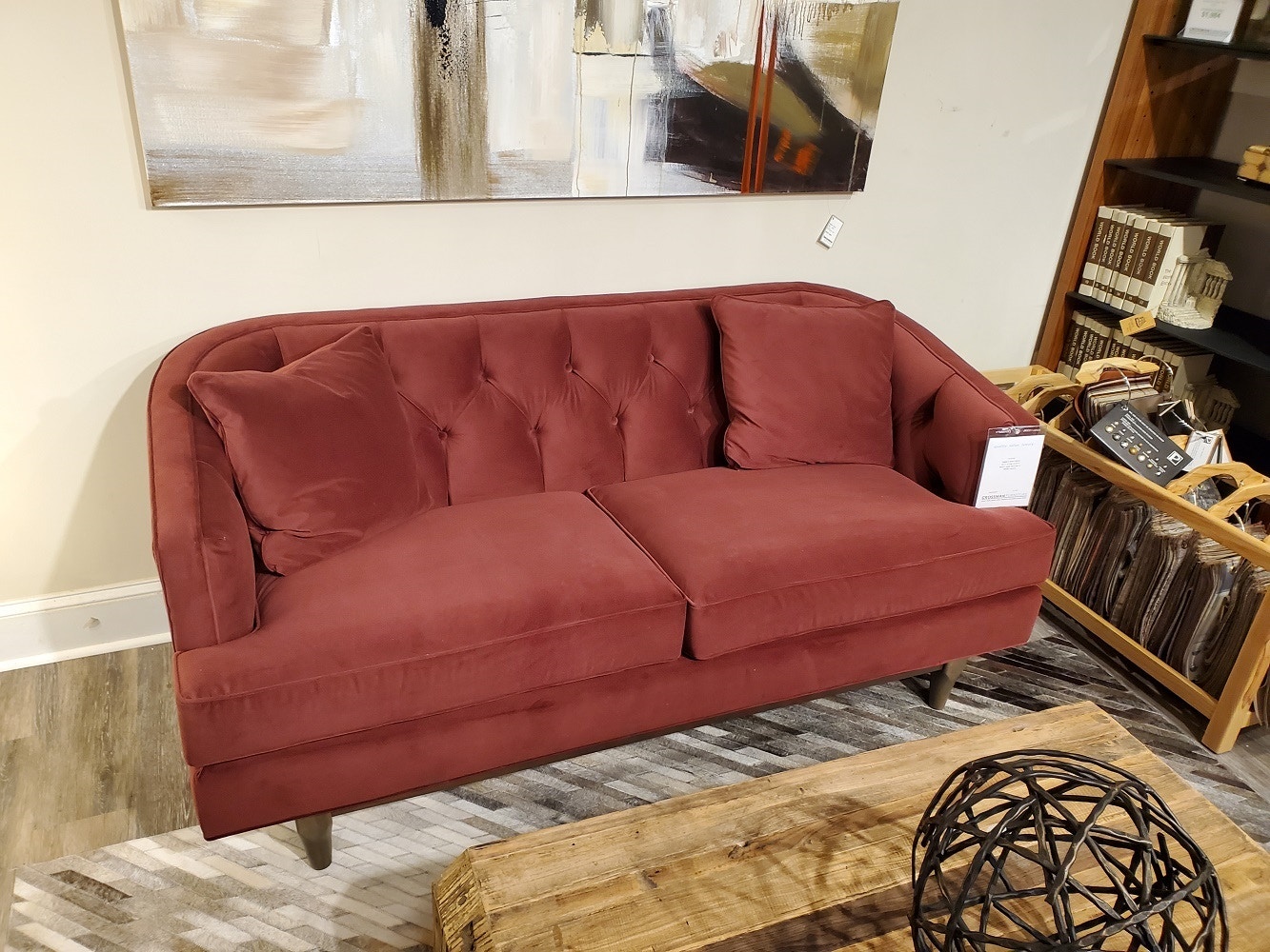 Precedent Furniture 2 Seat Short Sofa 4110-B1