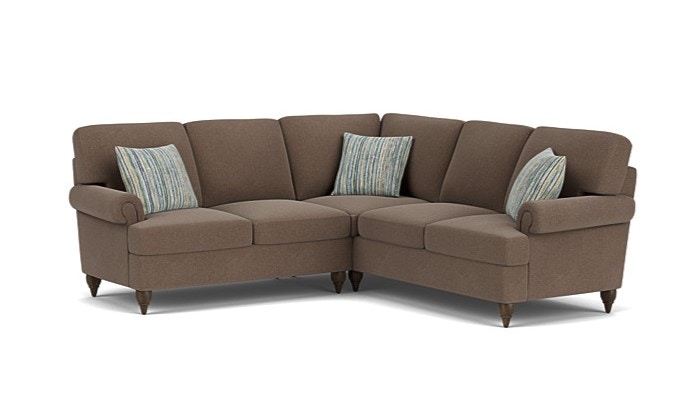  Roll Arm/T-Cushion Sectional 