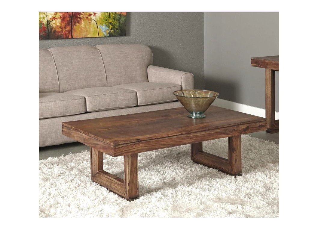 buy solid oak coffee table