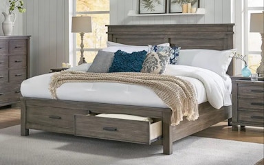 Glacier Point King Storage bed by A-America
