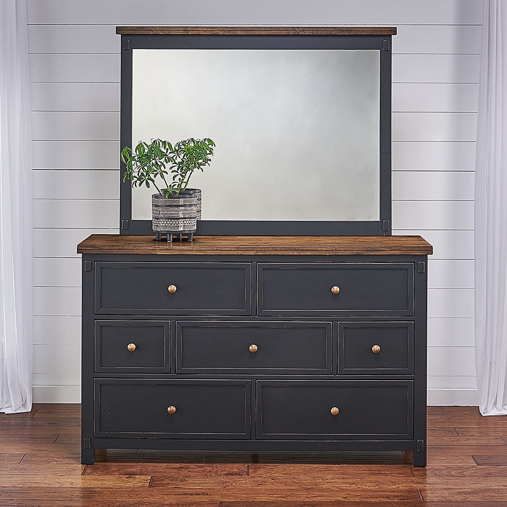 stormy grey dresser Child Craft Westgate 6-Drawer Double Dresser