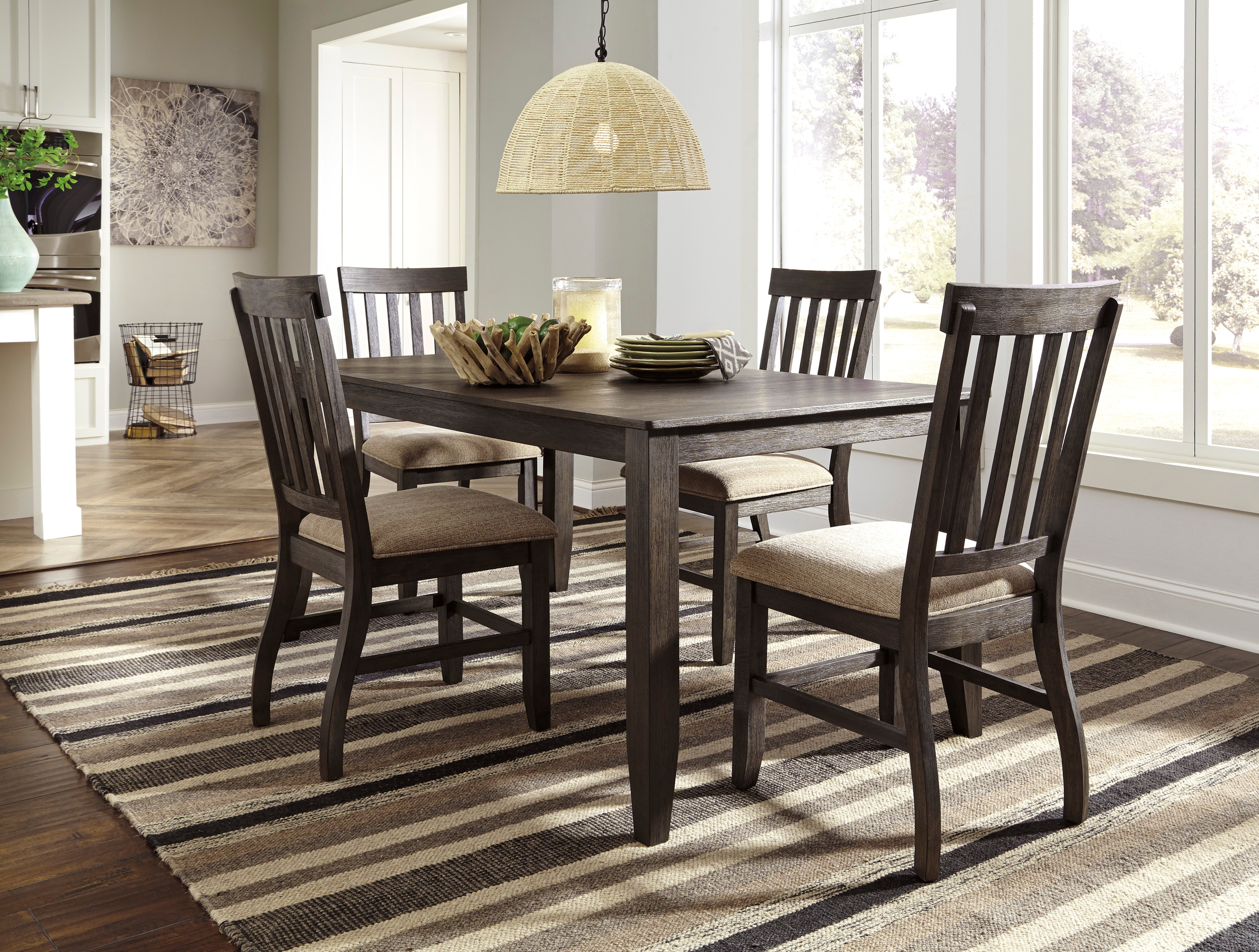 Ashley furniture tall online dining table