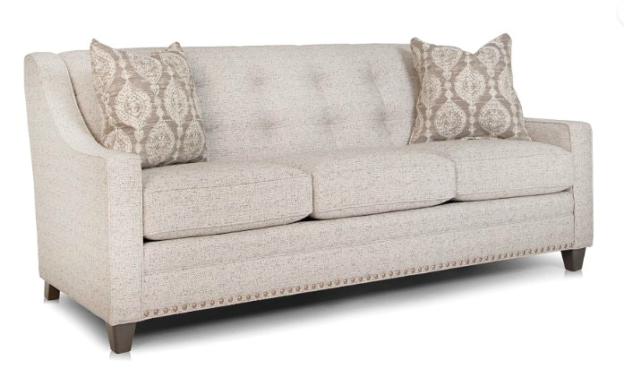 Smith Brothers Three Cushion Sofa Fabric or Leather 203-10