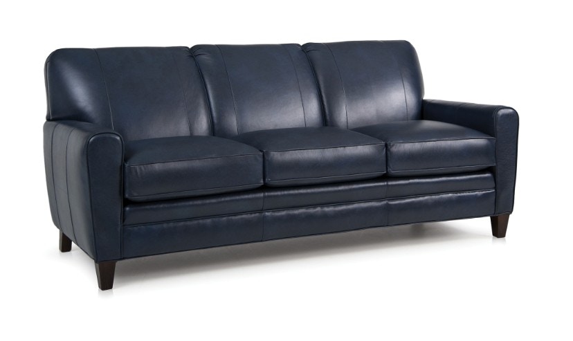 Smith Brothers Three Cushion Sofa Fabric or Leather 225-10