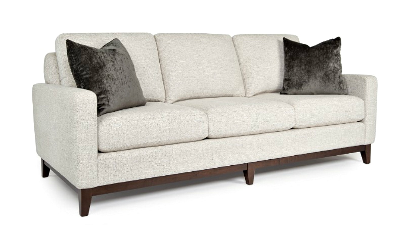 Smith Brothers Large Three Cushion Sofa Fabric or Leather 232-13