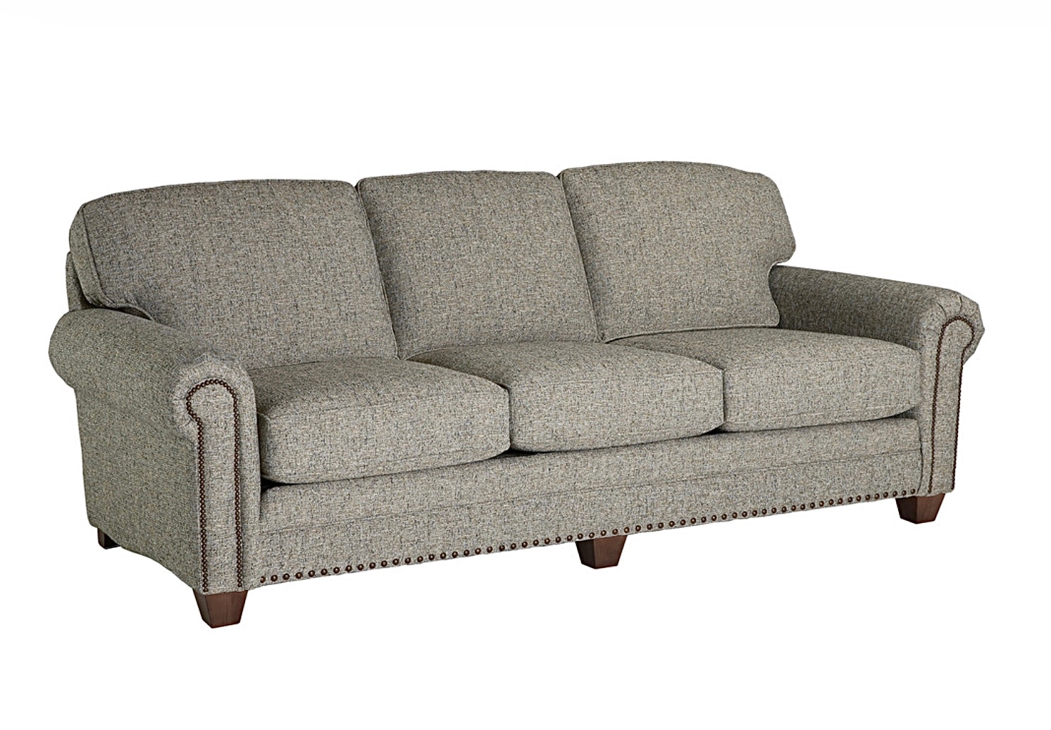 Smith Brothers Large Three Cushion Sofa Fabric or Leather 235-13
