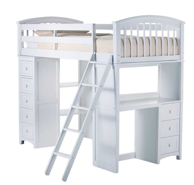 Student loft store bed