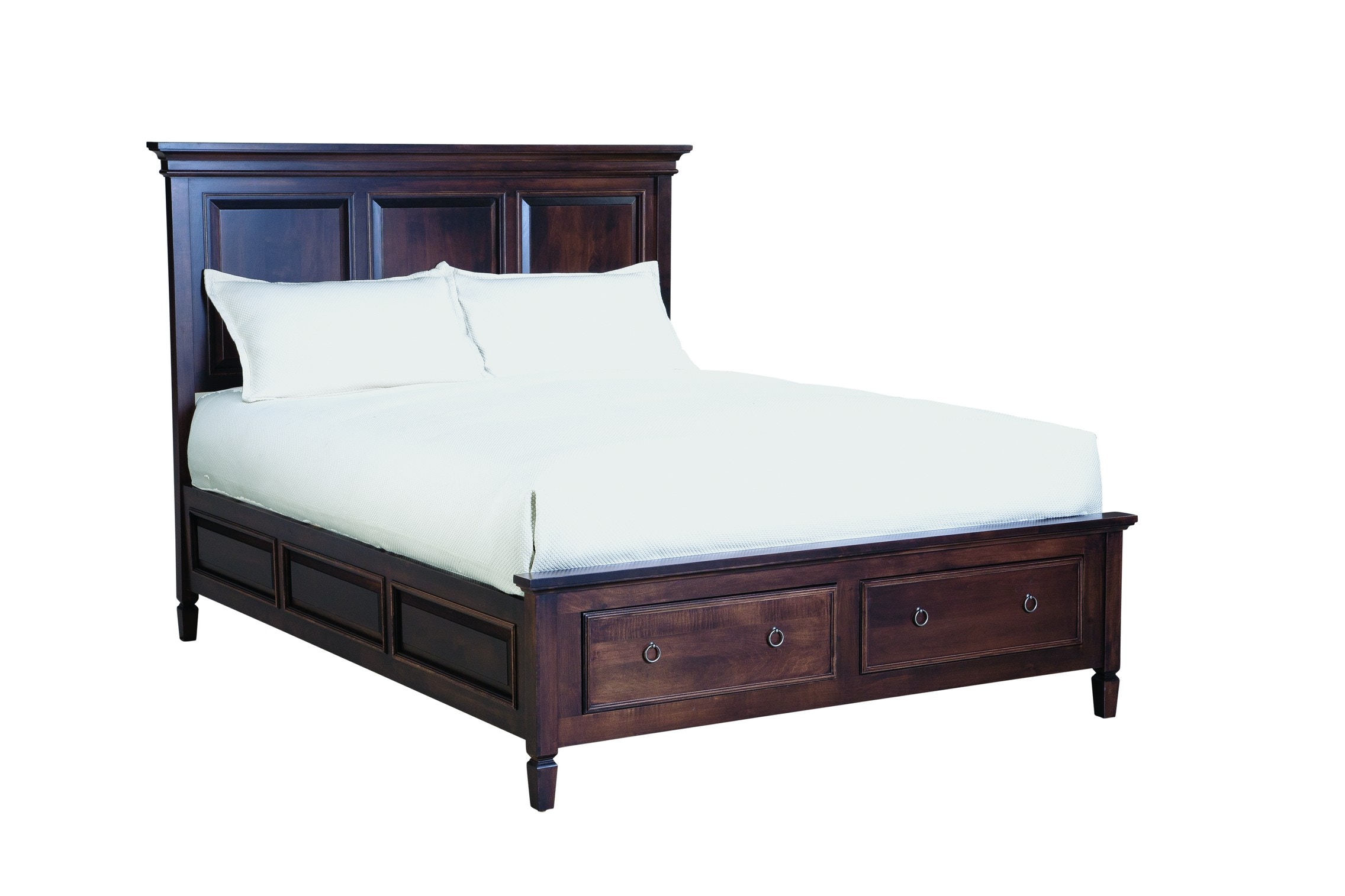 MAVIN Vineyard Haven Panel Bed with Drawers on End Vineyard Haven Panel Bed with Drawers on End