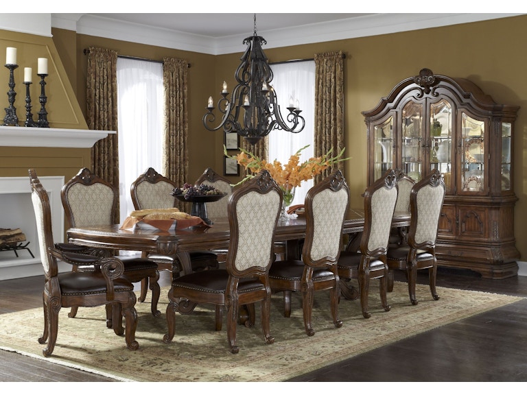 Aico Amini Innovations Dining Room Table 46x82 Trestle W 3 22lf Aico Amini Innovations Dining Room Table 46x82 Trestle W 3 22lf Tuscano Melange 309347p At Naturwood Home Furnishings