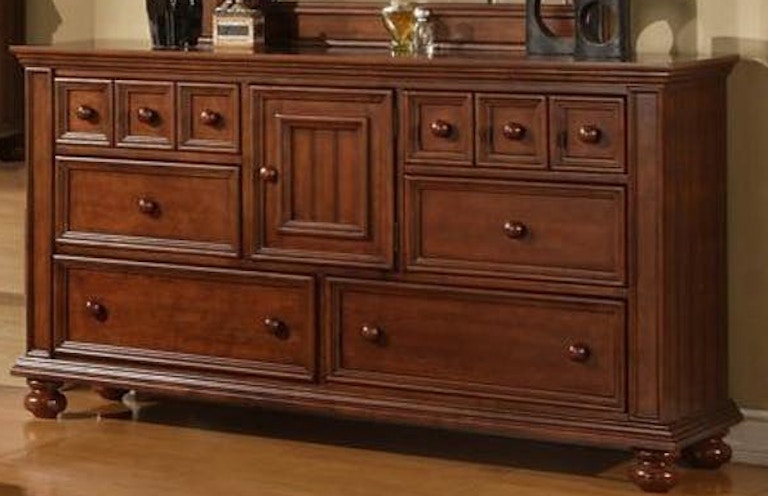 Winners Only Bedroom Dresser 6 Drawer Cape Cod Chocolate 262445