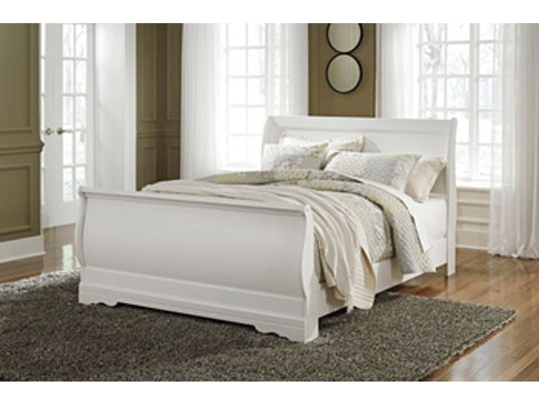 Ashley Queen Sleigh Bed B129-77-74-98