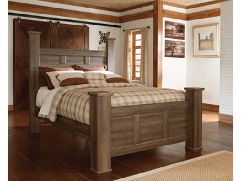 Ashley Queen Poster Bed B251-67-64-98