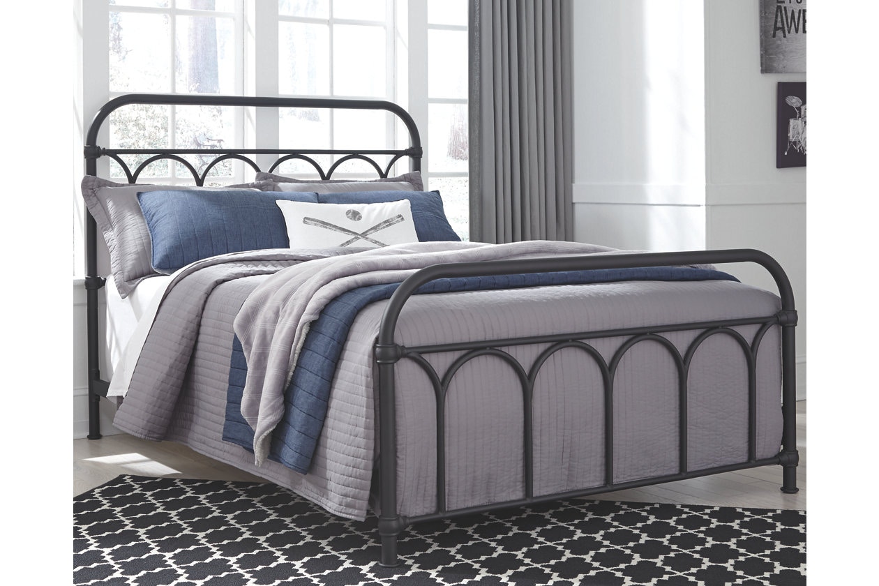 ashley nashburg twin metal bed