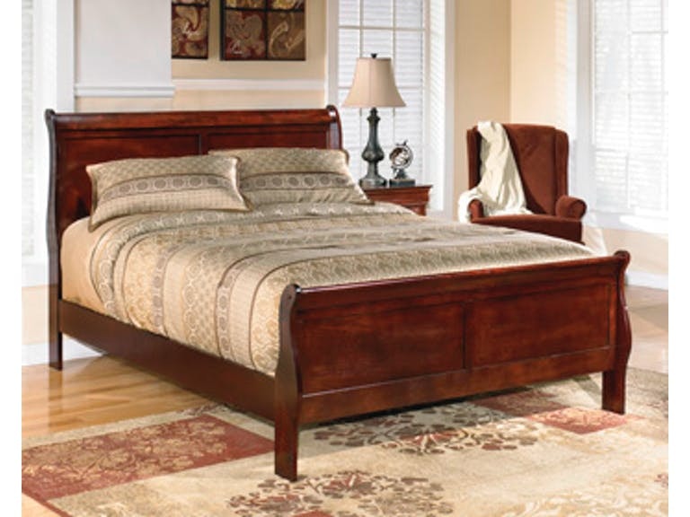 Ashley king deals sleigh bed