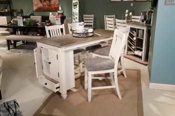 Ashley bolanburg counter discount height dining set