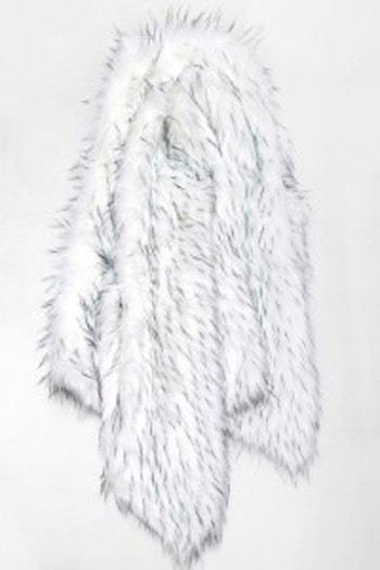 Faux fur brushed online tips throw