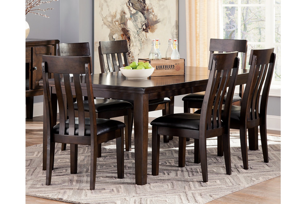 haddigan counter height dining room extension table set