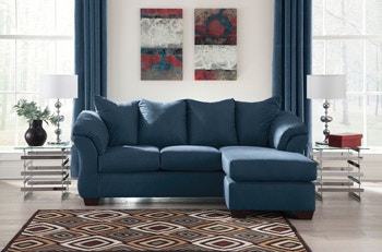 Ashley darcy sofa deals blue