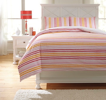 Ashley Genista 3 Piece Full Duvet Cover Set Q741003f Portland