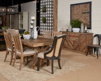 grindleburg dining table and 6 chairs