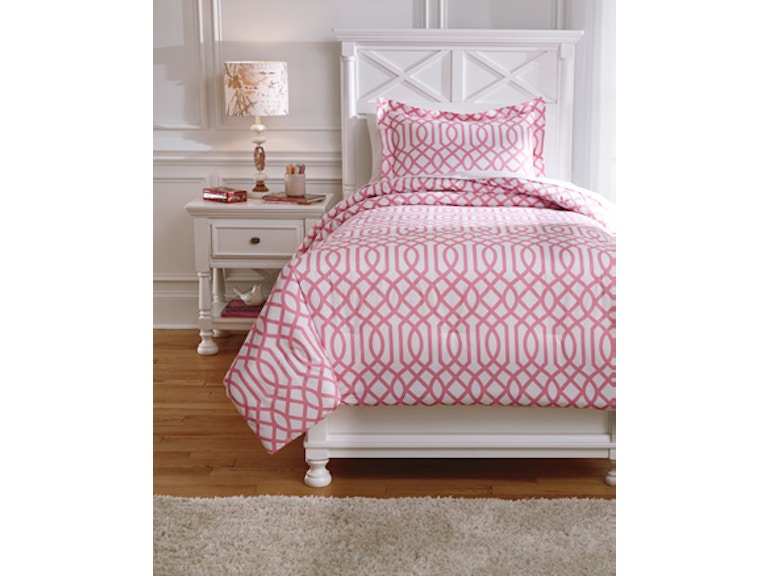 Ashley Loomis Twin Comforter Set Q758011t Portland Or Key Home Ashley Loomis Twin Comforter Set Q758011t