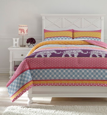 Ashley Meghana 3 Piece Full Comforter Set Q429003f Portland Or