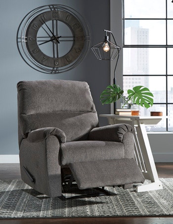 Nerviano gray clearance recliner