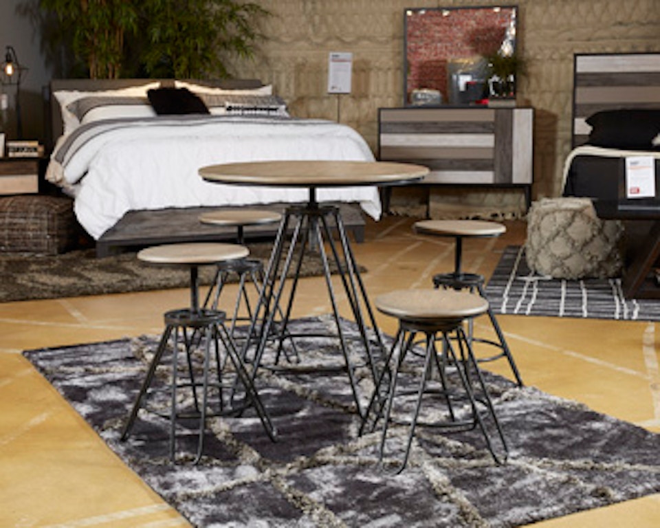 Ashley Sonilyn DRM Counter Table Set (5/CN) D424-223 - Portland, OR ... Ashley Sonilyn DRM Counter Table Set (5/CN) D424-223 - Portland, OR ...
