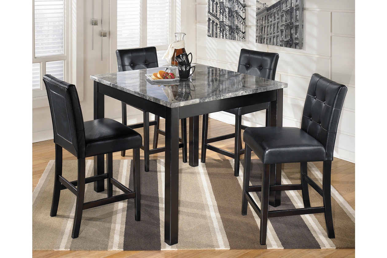 ashley counter height dining room sets