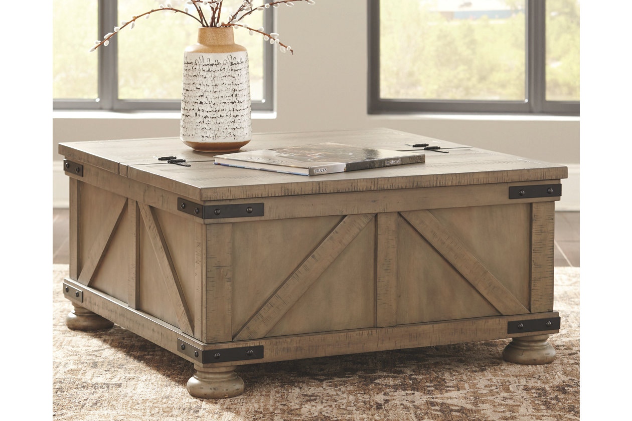 farmhouse coffee table ashley furniture