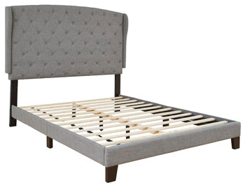 Vintasso black queen on sale upholstered bed