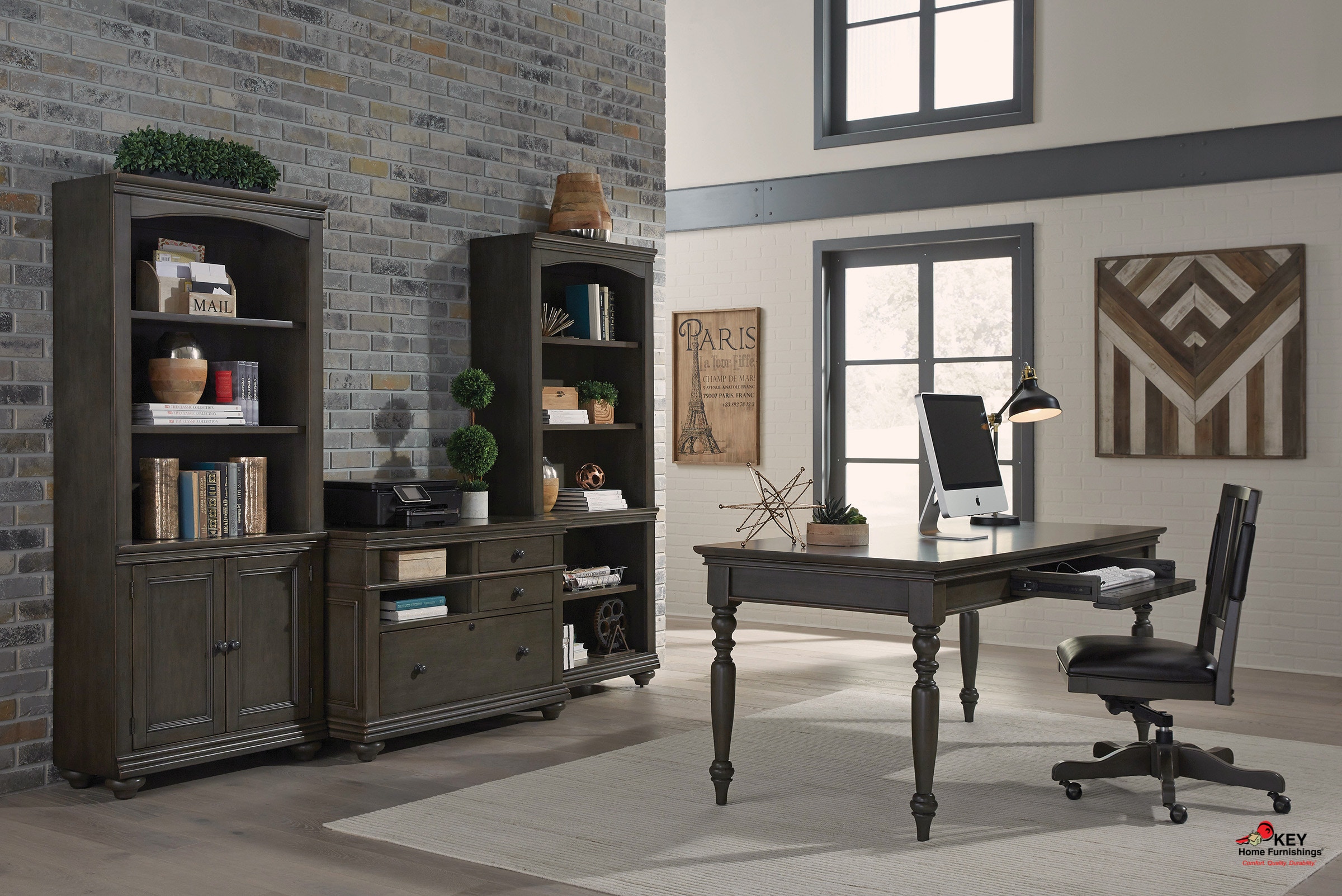 Oxford 72" Writing Desk - Thumbnail 5