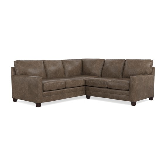 Bassett Benchmade Ladson Leather LShaped Sectional 3105LSECTLS