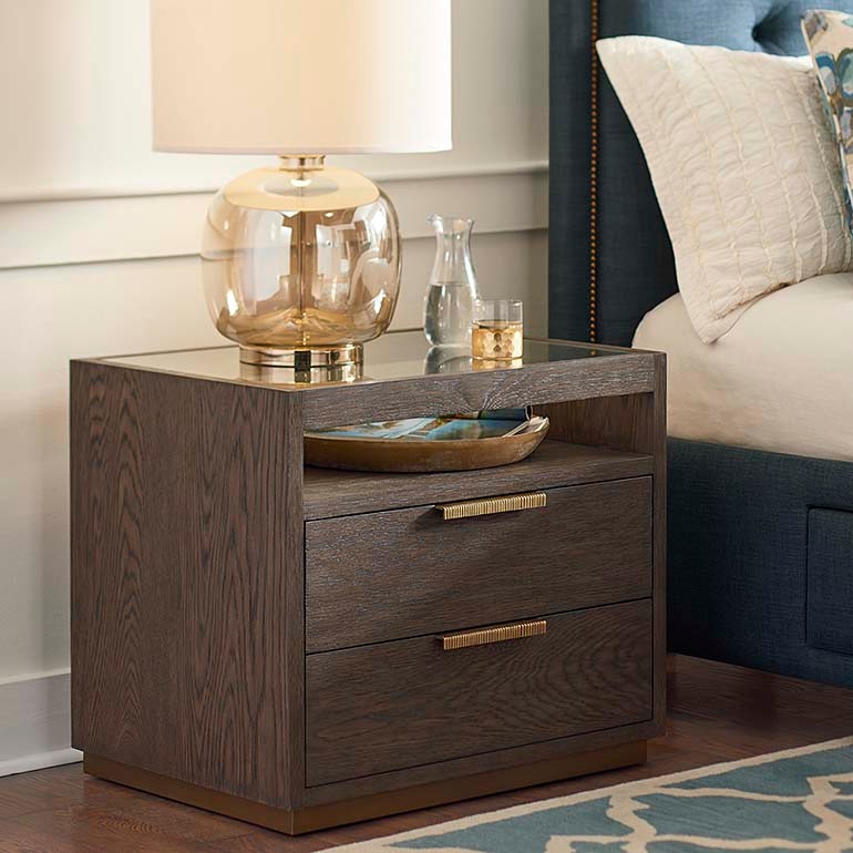 Bassett Modern Astor Nightstand 25230271 Portland, OR Key Home Furnishings