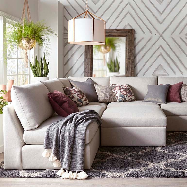 Beckham Double Chaise Sectional 2676CDSECT By Bassett At, 43 OFF