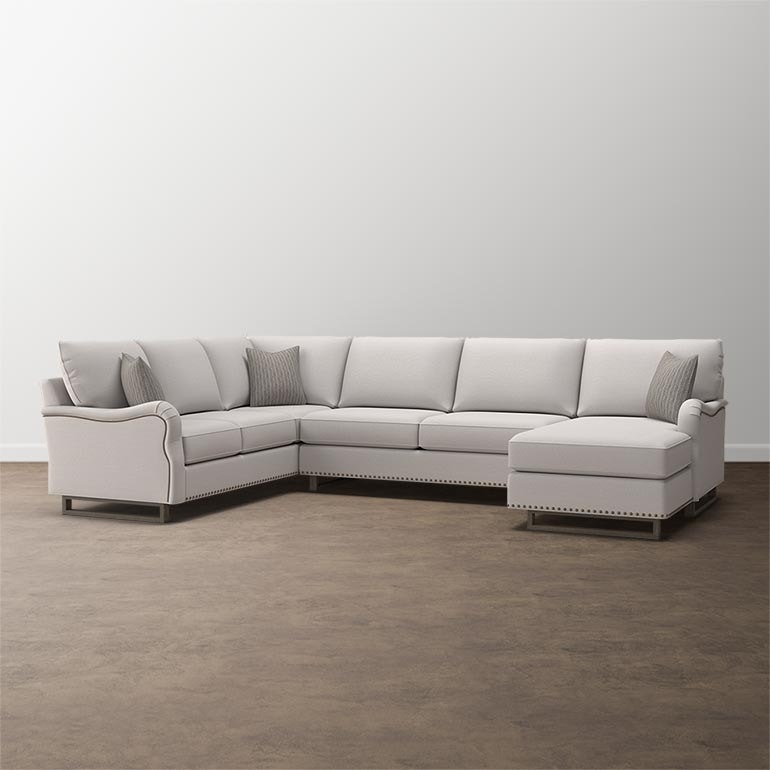 Bassett deals custom sectional