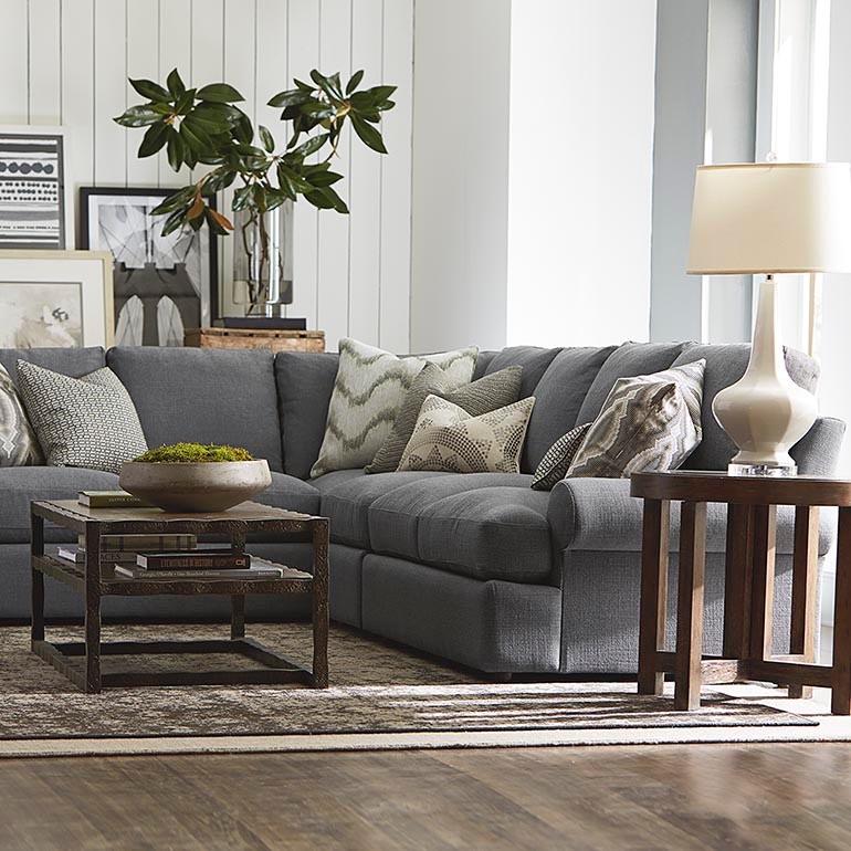 Bassett Sutton Large L Shaped Sectional 2607 Lsectl Portland Or