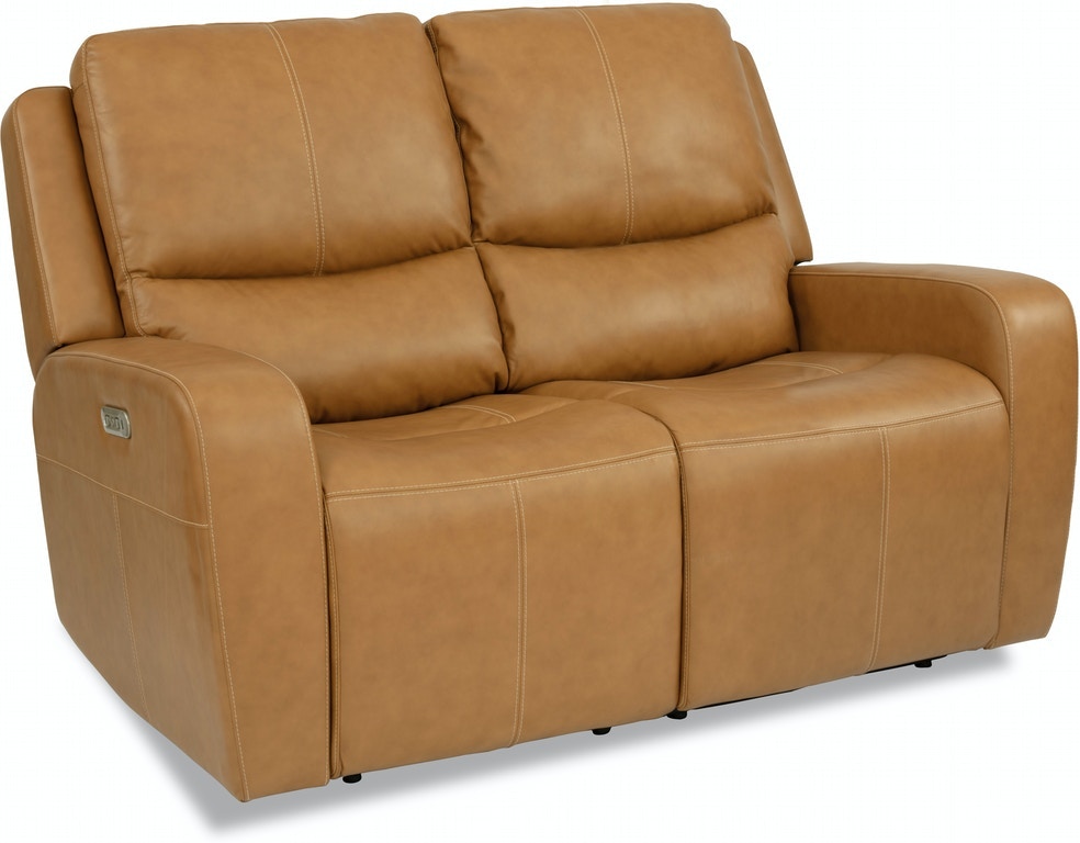 Flexsteel Aiden Power Reclining Sofa with Power Headrests 1039