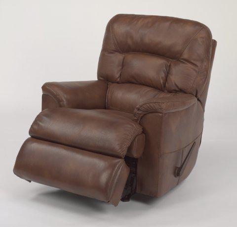 Flexsteel Great Escape Leather Rocking Recliner 1221-510-418-75