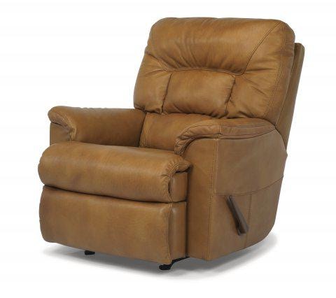 Flexsteel Great Escape Leather Rocking Recliner 1221-510-418-75