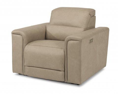 Flexsteel Power Recliner With Power Headrest 1597 50ph Portland
