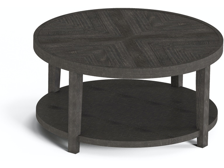 Flexsteel Chevron Round Coffee Table W1004034 Portland, OR Key