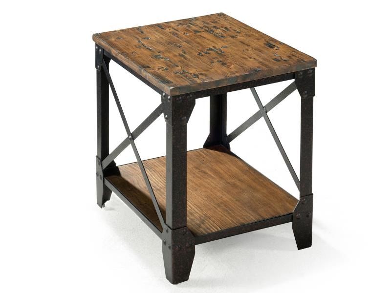 Magnussen Home Pinebrook Rectangular Small End Table T1755 04 Portland Or Key Home Furnishings