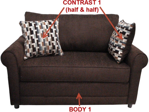 Chair and a discount half sleeper sofa