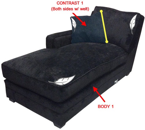 Stanton RSF 1 Arm Loveseat 14612R Portland, OR Key Home Furnishings